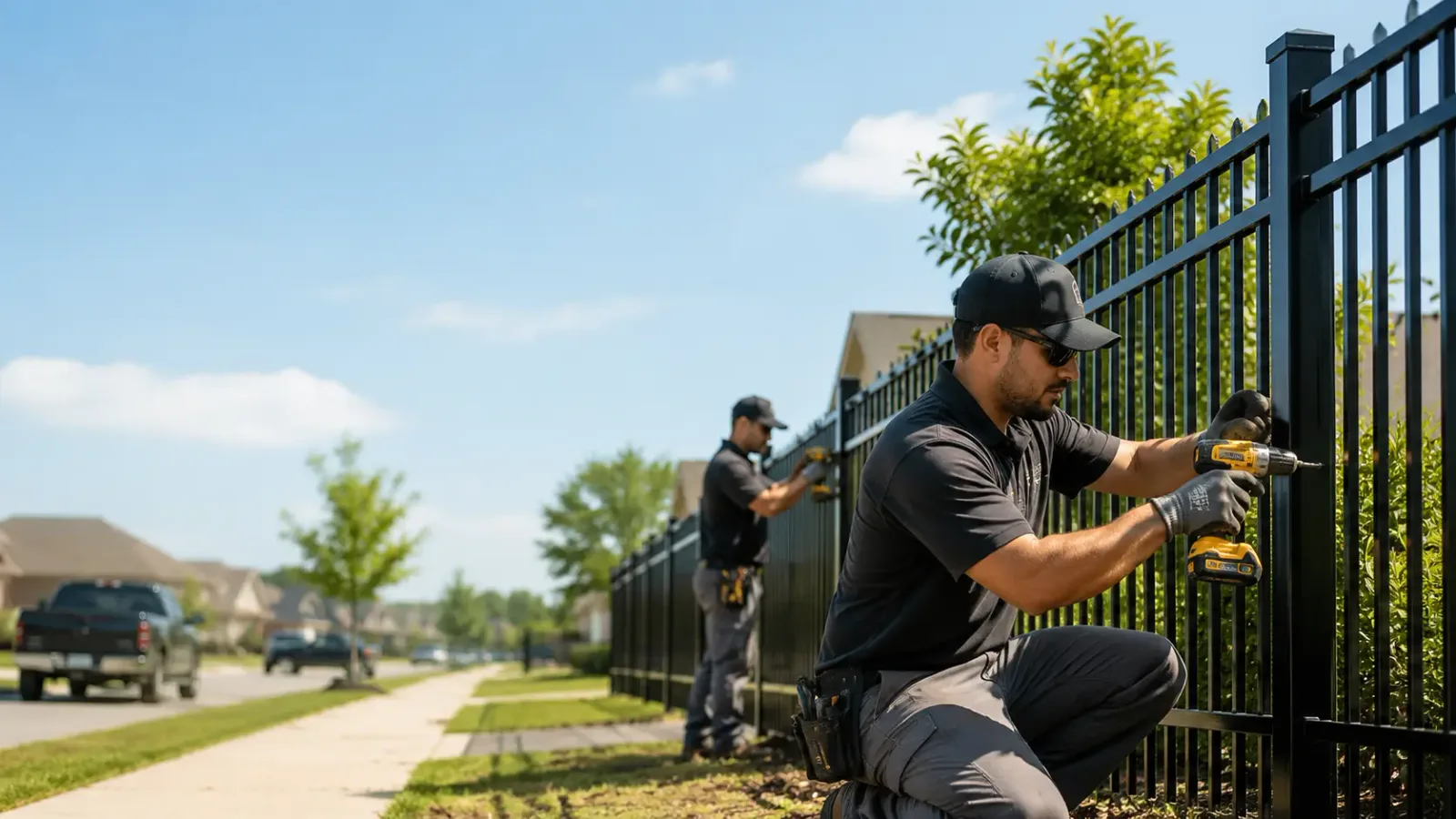Metal Fence Installation in Hermitage, TN